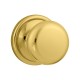 Kwikset 720H L03 280-412 Hancock Passage Door Knob in Lifetime Brass