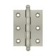 Deltana CH2520 2-1/2" x 2" Cabinet Hinge w/ Ball Tip, Pair