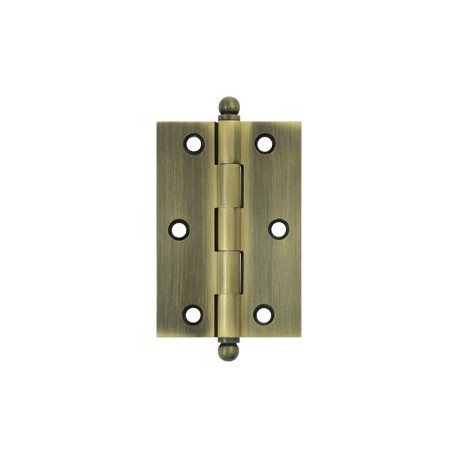 Deltana CH3020 3" x 2" Cabinet Hinge w/ Ball Tip, Pair