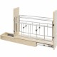 Hardware Resources BPO Base cabinet pull-out with built in tray divider
