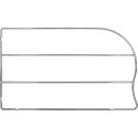 Hardware Resources TD1 Metal Wire Tray Divider, Finish-Polished Chrome