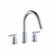 American Imaginations AI-12953 CUPC Round Undermount Sink Set In White With 8-in. o.c. CUPC Faucet And Drain