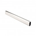 Hardware Resources 15302SN-40 Satin Nickel  1.0mm x 8' Long Oval Steel Closet Rod, Box Of 40 Rods