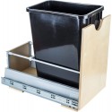 Hardware Resources CAN-MDB5-S35G 35 Quart Single Pullout Waste Container System Featuring 21" Undermount System