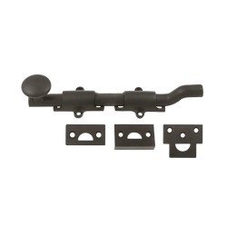 Deltana FPG610B/B 6" Surface Bolt With Off-set, HD, Oil Rubbed Bronze