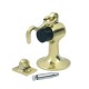Deltana DSF444 Cement Floor Mount Bumper w/ Holder, Solid Brass