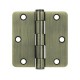 Deltana S35R4HD 3-1/2" x 3-1/2" x 1/4" Radius Hinge, HD, Pair