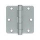 Deltana S35R4HD 3-1/2" x 3-1/2" x 1/4" Radius Hinge, HD, Pair