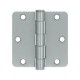 Deltana S35R4HD 3-1/2" x 3-1/2" x 1/4" Radius Hinge, HD, Pair