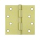 Deltana S44-R S44U1B-R 4" x 4" Square Hinge, Steel, Pair