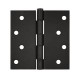 Deltana S44-R S44U26-R 4" x 4" Square Hinge, Steel, Pair