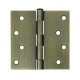 Deltana S44-R S44USPW-RS 4" x 4" Square Hinge, Steel, Pair