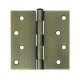 Deltana S44-R S44U26-R 4" x 4" Square Hinge, Steel, Pair