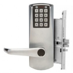 KABA E-Plex E2066XSLL626 Electronic Keyless Pushbutton Mortise Lock Indoor/Outdoor Access Control Door Lock with Lever