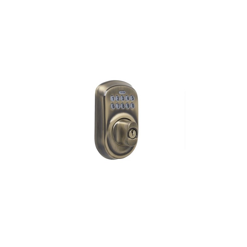 Schlage BE365 PLY Plymouth Electronic Keypad Deadbolt