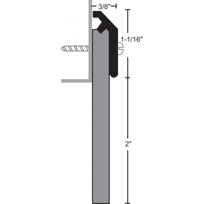 NGP 203N Neoprene Door Sweep