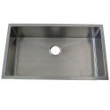 Kingston Brass BRGKUS321910BN Gourmetier Aberdeen Undermount Single Bowl Kitchen Sink, Satin Nickel
