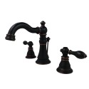 Kingston Brass FS1976ACL Fauceture American Classic Two Handle Widespread Lavataory Faucet, Naples Bronze