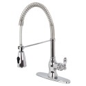 Kingston Brass GSW889 Gourmetier American Classic Centerset Single Handle Kitchen Faucets w/ Pull-Out Sprayer Kingston Brass GSW889 Gourmetier American Classic Centerset Single Handle Kitchen Faucets w/ Pull-Out Sprayer