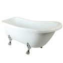 Kingston Brass VTDE692823C Slipper Acrylic Tub w/ Constantine Lion Feet & Centers Drillings