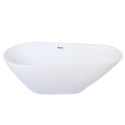 Kingston Brass VTDE693223 Aqua Eden 69" Contemporary Freestanding Acrylic Slipper Bathtub Kingston Brass VTDE693223 Aqua Eden 69" Contemporary Freestanding Acrylic Slipper Bathtub