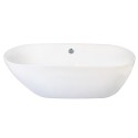 Kingston Brass VTDE713321 Aqua Eden 71" Contemporary Freestanding Acrylic Bathtub Kingston Brass VTDE713321 Aqua Eden 71" Contemporary Freestanding Acrylic Bathtub
