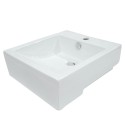Kingston Brass EV4076 Fauceture Citadel China Vessel Bathroom Sink w/ Overflow Hole & Faucet Hole