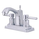 Kingston Brass FS8641DL Concord Two Handle 4" Centerset Lavatory Faucet w/ Brass Pop-up