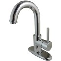 Kingston Brass KS8435DL Concord Single Handle 4" Centerset Lavatory Faucet w/ Push-Up & Optional Deck Plate, Oxidized Satin Bronze