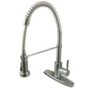Kingston Brass GS888 Gourmetier Concord Single Handle Pull-Down Spray Kitchen Faucet