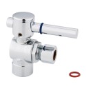 Kingston Brass CC4320 Concord Angle Stop Valve w/ 1/2" Sweat x 3/8" OD Compression