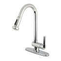 Kingston Brass KS888 Continental Pull-Down Kitchen Faucet