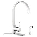 Kingston Brass GS871 Gourmetier Continental Single Handle Kitchen Faucet