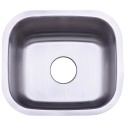 Kingston Brass KU14167BN Gourmetier Country Stainless Steel Single Bowl Undermount Kitchen Sink, Satin Nickel Kingston Brass KU14167BN Gourmetier Country Stainless Steel Single Bowl Undermount Kitchen Sink, Satin Nickel