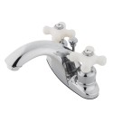 Kingston Brass GKB764 Water Saving English Country Centerset Lavatory Faucet w/ porcelain cross handles Kingston Brass GKB764 Water Saving English Country Centerset Lavatory Faucet w/ porcelain cross handles