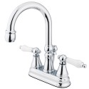 Kingston Brass KS261 Governor Two Handle 4" Centerset Lavatory Faucet w/ porcelain levers Kingston Brass KS261 Governor Two Handle 4" Centerset Lavatory Faucet w/ porcelain levers