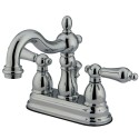 Kingston Brass KB160 Heritage Two Handle 4" Centerset Lavatory Faucet w/ Retail Pop-up & AL lever handles Kingston Brass KB160 Heritage Two Handle 4" Centerset Lavatory Faucet w/ Retail Pop-up & AL lever handles