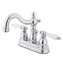 Kingston Brass KB160 Heritage Two Handle 4" Centerset Lavatory Faucet w/ Retail Pop-up & PL lever handles Kingston Brass KB160 Heritage Two Handle 4" Centerset Lavatory Faucet w/ Retail Pop-up & PL lever handles
