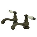 Kingston Brass KS110 Heritage Twin Handle Basin Faucet Set Kingston Brass KS110 Heritage Twin Handle Basin Faucet Set