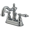 Kingston Brass KS160 Heritage Two Handle 4" Centerset Lavatory Faucet w/ Brass Pop-up Kingston Brass KS160 Heritage Two Handle 4" Centerset Lavatory Faucet w/ Brass Pop-up