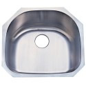 Kingston Brass GKUS2321 Gourmetier Loft Undermount Single Bowl Kitchen Sink, Satin Nickel