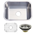 Kingston Brass KZKU23189BN Gourmetier Undermount Single Bowl Kitchen Sink Combo w/ Strainer & Grid