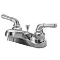 Kingston Brass KB251 Magellan Two Handle 4" Centerset Lavatory Faucet w/ Retail Pop-up, Bright Chrome