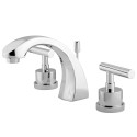 Kingston Brass KS498 Manhattan Two Handle 8" to 16" Widespread Lavatory Faucet w/ Brass Pop-up