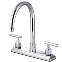 Kingston Brass KS879 Manhattan Double Handle 8" Kitchen Faucet