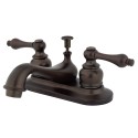 Kingston Brass GKB60 Water Saving Restoration Centerset Lavatory Faucet w/ Lever Handles