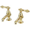 Kingston Brass KS320 Restoration Twin Handle Basin Faucet Set