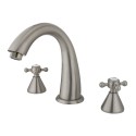 Kingston Brass KS236 Royale Two Handle Roman Tub Filler w/ BX cross handles