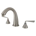 Kingston Brass KS236 Royale Two Handle Roman Tub Filler w/ ZL lever handles