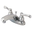 Kingston Brass KB862 Royale Two Handle 4" Centerset Lavatory Faucet w/ Brass Pop-up